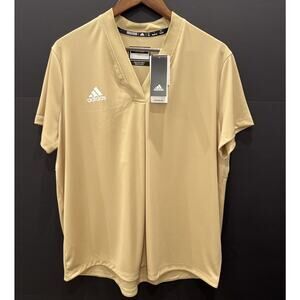 Adidas Shirt Women’s Short Sleeve Polo Sz XL Color Beige NWT